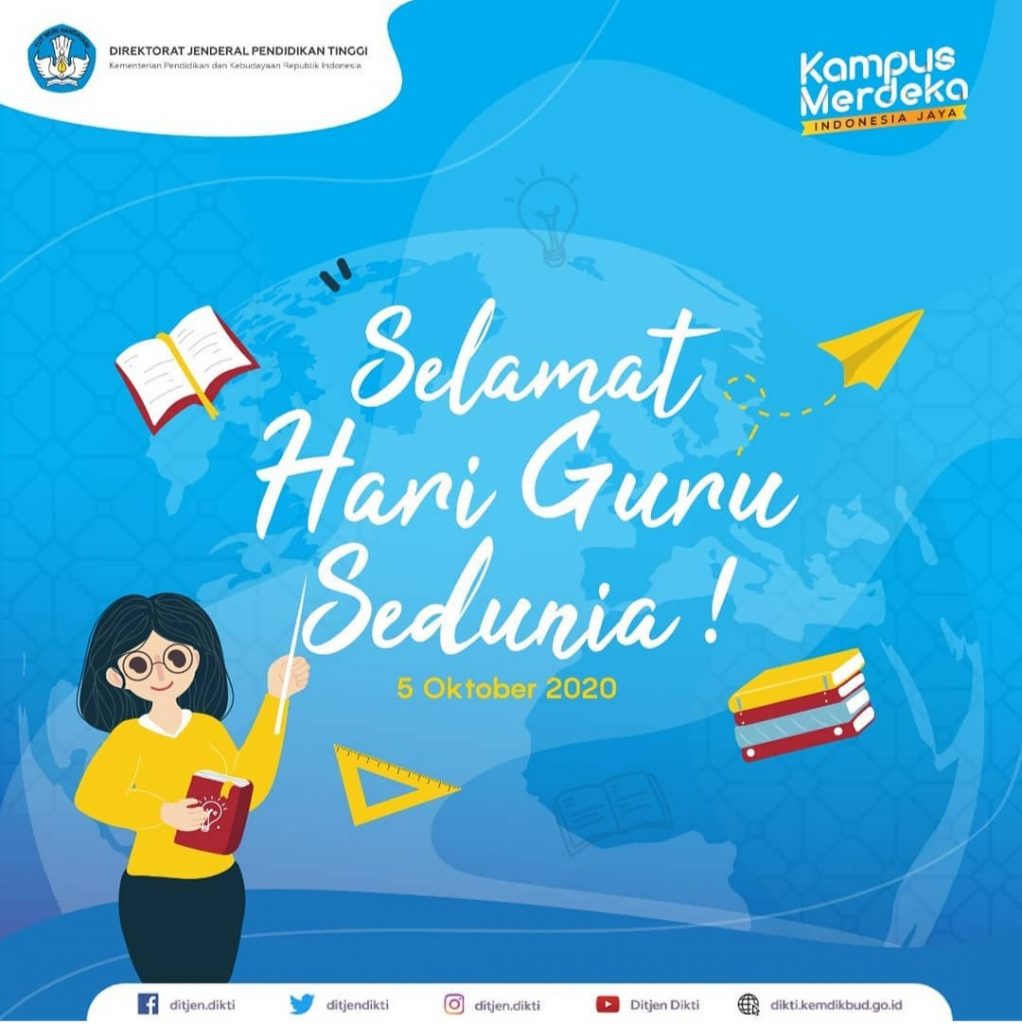 Selamat Hari Guru Sedunia 5 Oktober 2020