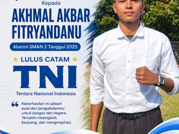 Alumni SMAN 2 Tanggul 2025 Lulus CATAM TNI, Akhmal Akbar Fitryandanu Ukir Prestasi Membanggakan