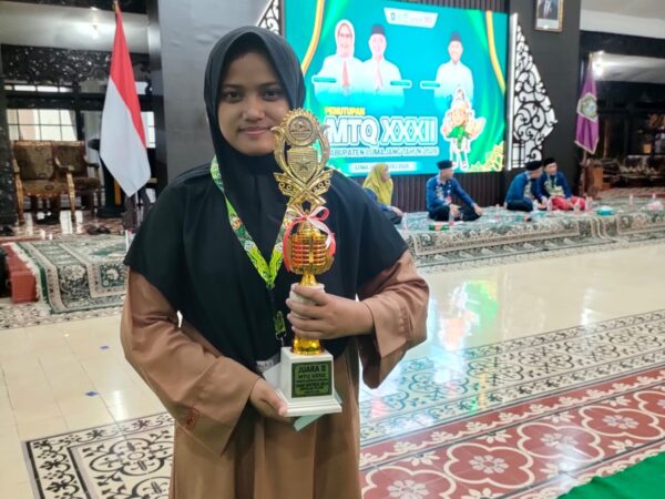 Saskia Eki Hartanti Raih Juara 2 MTQ XXXII Tingkat Kabupaten Lumajang 2026