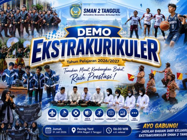 Demo Ekstrakurikuler SMAN 2 Tanggul 2026 Berlangsung Meriah, Murid Antusias Kenali Beragam Potensi Diri