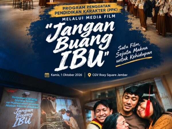 360 Murid Angkatan 38 SMADATA Padati CGV Roxy Jember, Belajar Memaknai Kasih Ibu Lewat “Jangan Buang Ibu”